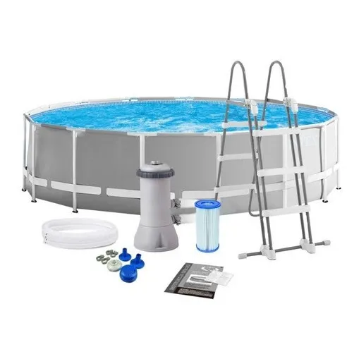Piscina Estructural Grande 4.57x1.07m Familiar C/ Accesorios