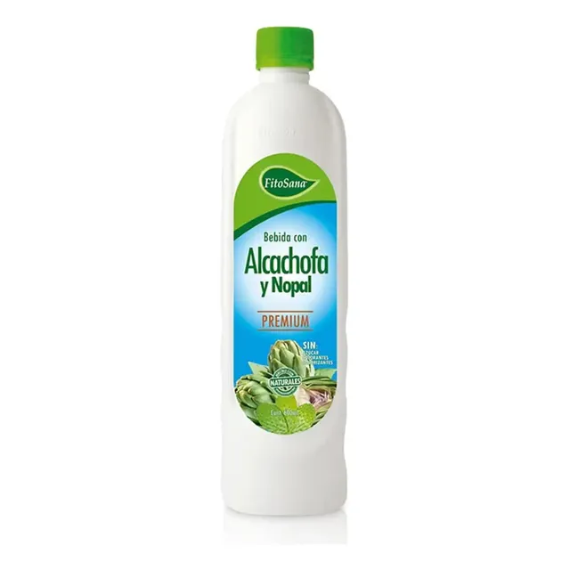 Alcachofa Y Nopal - Detox Y Control De Peso En Bebida (600ml Sin Sabor
