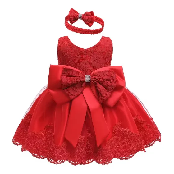 Vestidos De Princesa, Fiesta, Comunión, Boda Para Bebés