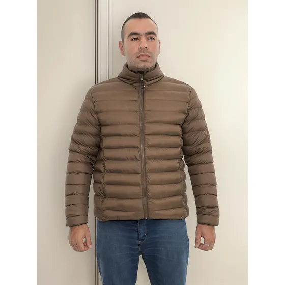 Campera Hombre Ultra Liviana Invierno Inflable Simil Pluma