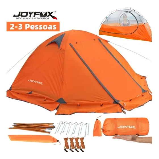 Barraca Joyfox Para 2 Pessoas, Impermeável 3500mm e Ultraleve