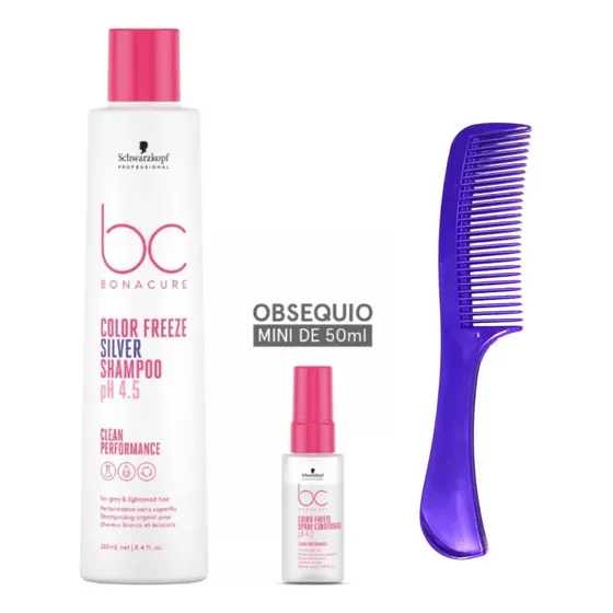 Shampo Micelar Bc Schwarzkopf Silver Ph 4.5 Color Freeze
