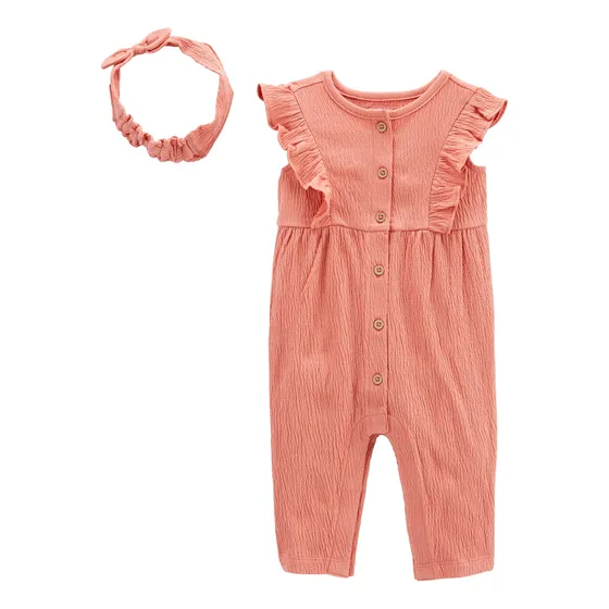 Monito Y Vincha De Jersey Arrugado Carters 1p601410