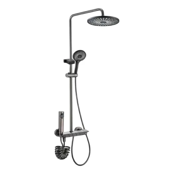 Juego De Ducha Gunmetal Agua Fria/caliente Gb-739 Todo-ven.