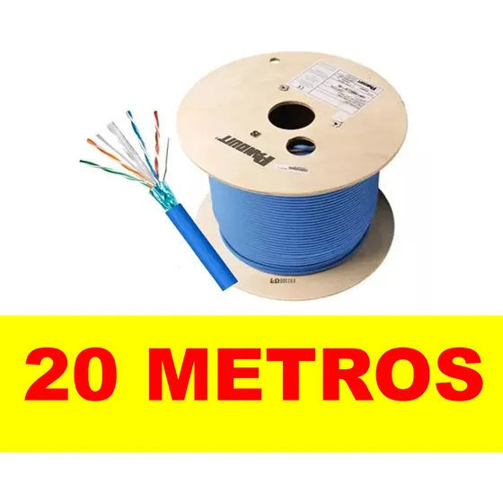 Cable De Red Utp Panduit 20 Metros Cat6 Internet 100% Cobre