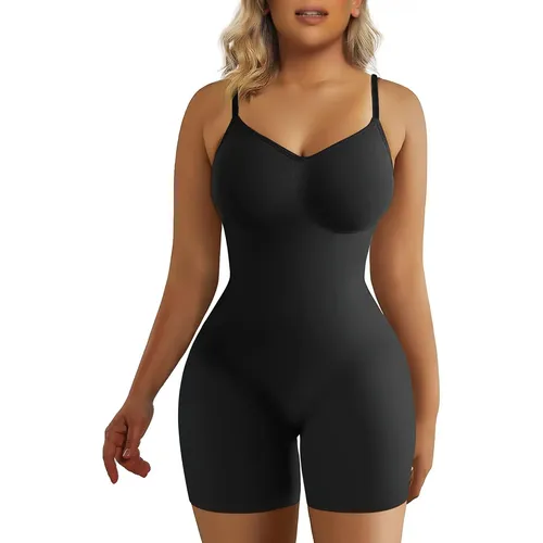 Faja Body Invisible Sin Costuras Busto Libre Color Beige Talla S | MercadoLibre