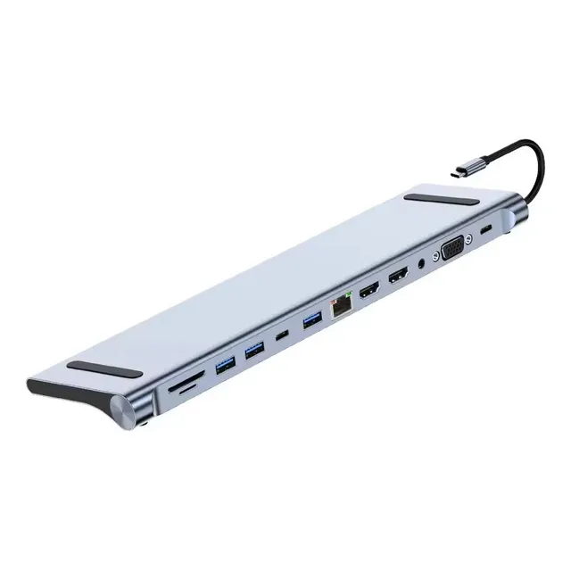 Hub Usb Tipo C Mst 12 En 1 Pc/mac