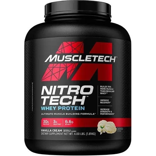 Nitrotech Nitro Tech Performance Whey 4 Lb Sabor Vainilla