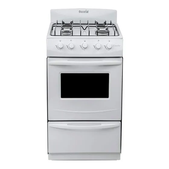 Cocina EscorialCANDOR-S2-GE color blanco con puerta con visor
