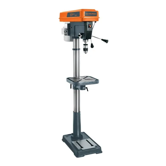 Taladro Pedestal De 750 W (1 Hp), Broquero De 5/8  Truper