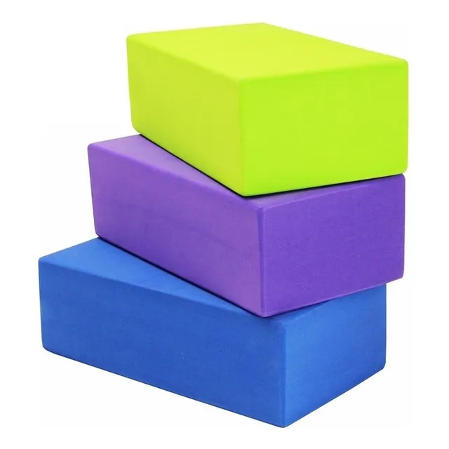 Ladrillo P/ Yoga Y Pilates Bloque Goma Eva Colores - El Rey