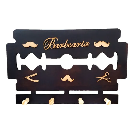 Cabideiro De Chapéus Roupas Capas Para Barbearia E Salão