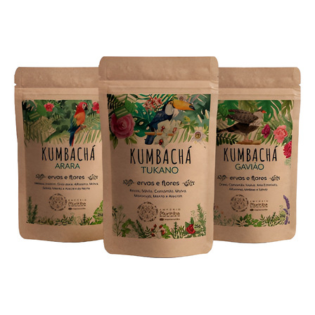 Kit 3 Pacotes 25g Kumbaya 3 Tipos (tukano, Gavião E Arara) Kit 3 Pacotes 25g Kumbaya 3 Tipos (tukano, Gavião E Arara)