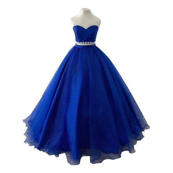 Vestido De 15 Años 2 Piezas -  Corset Top Y Pollera Larga
