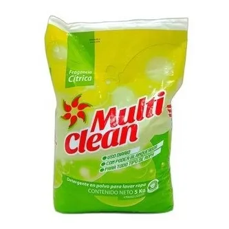 Detergente En Polvo Multi Clean 5kg