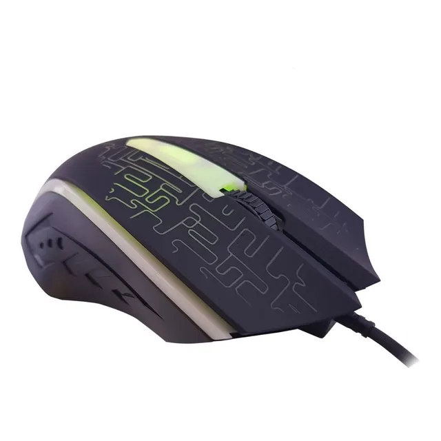 Mouse Optico C5 Usb Luz Neon Gamer 1800 Dpi Gaming