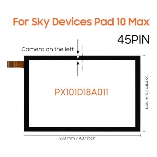 Mica Tactil Sky Pad 10 Max Flex Lateral 45 Pines