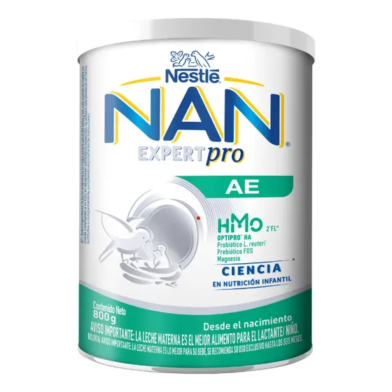 Leche Nan Ae 800g Tarro Fórmula Infantil