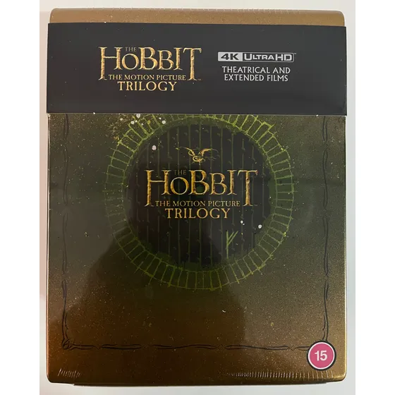 4k Bluray Steelbook Hobbit - Trilogia Motion Picture Lacrado