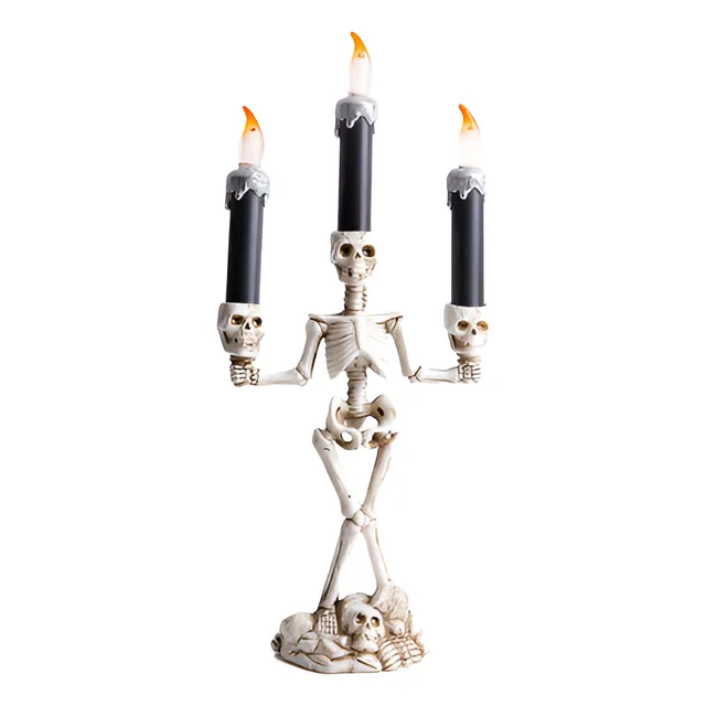 Candelabro Esqueleto Halloween / Frank & Mortis