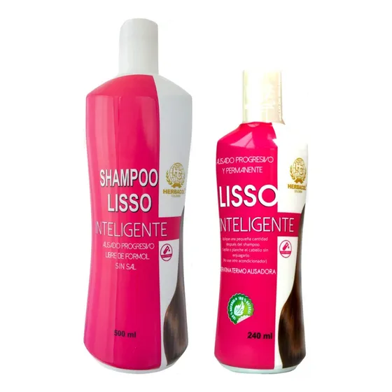 Champu + Termoprotector Lisso Inteligente Herbacol Original