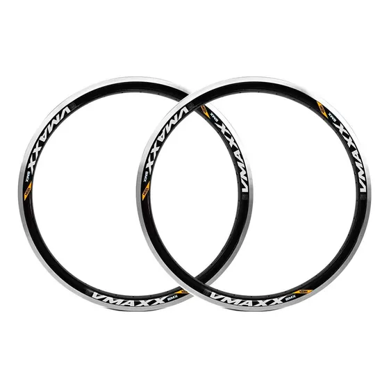 Kit 2 Rodas Aros 20/36f.v-maxx Lt V-brake Dh Freehide Vzan Cor Preto