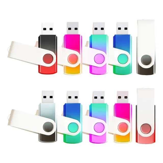 Kit 400 Memorias Usb - Pen Drives (64 Gb), Colores Degradado