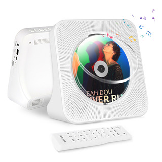 Reproductor De Cd De Pared Con Bluetooth, Radio Fm, Usb, Aux Reproductor De Cd De Pared Con Bluetooth, Radio Fm, Usb, Aux