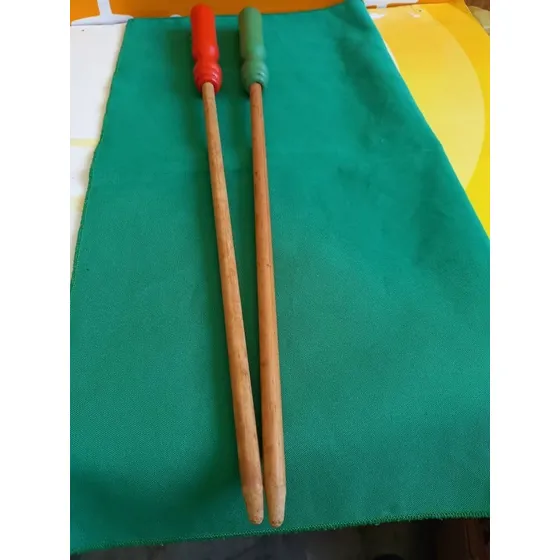 Cocina - Set De Pinchos De Madera (2) - Largo 45 Ctms