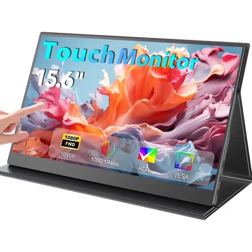 Monitor Portátil Uperfect 15.6 Tela Sensível Ao Toque 1080p