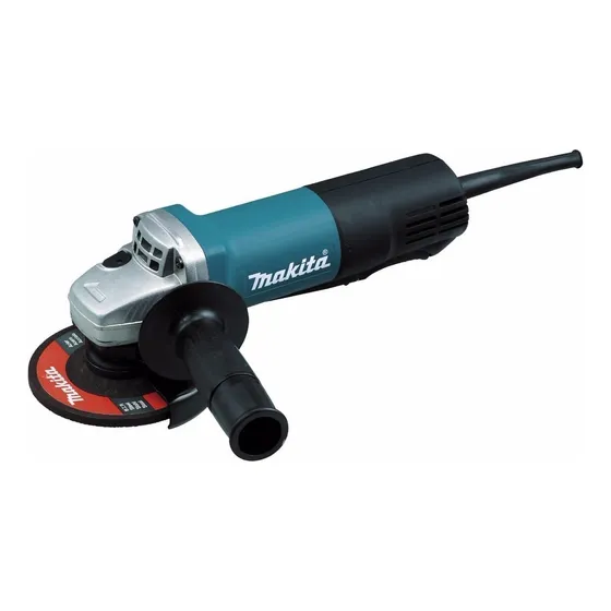 Amoladora angular Makita 9557HPG color turquesa 840 W 220 V + accesorio