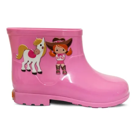 Galocha Boiadeira Infantil Menina 21ao26 Bota Cowgirl 09.50