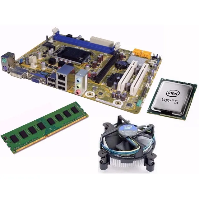 Combo Placa Madre 1155 + Core I3 C/fan + 4 Gb - Con Garantia