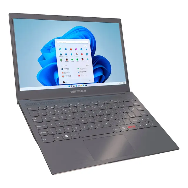 Notebook At At520 0.356m Color Gris 4gb De Ram - 128gb Ssd - Intel Celeron