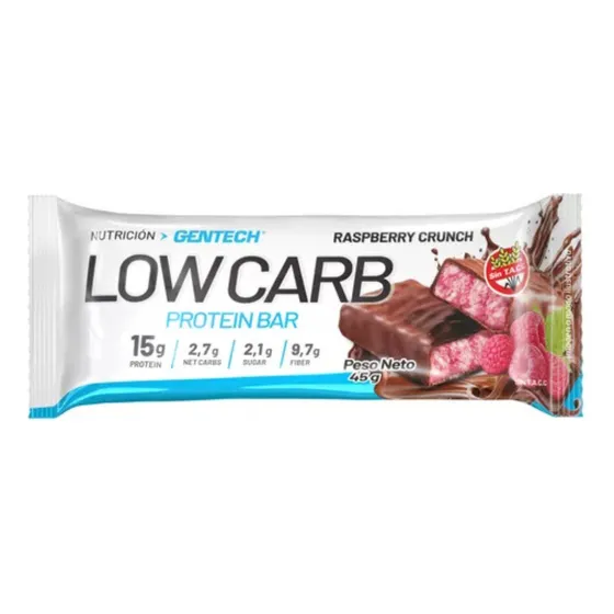 Low Carb Protein Bar Gentech Barra Proteica Sin Tacc -unidad