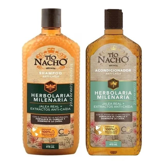 Shampoo Y Acondicionador Anticaida Tio Nacho Herbolaria