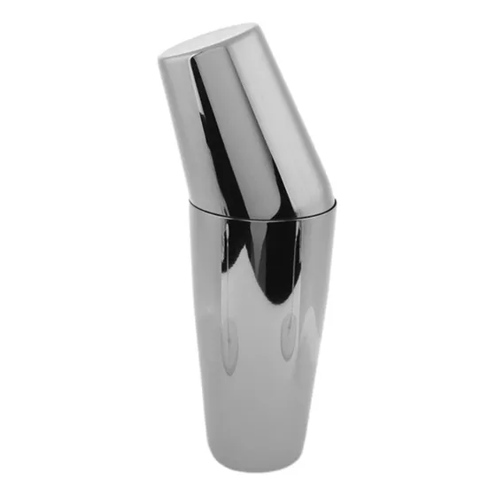 Coctelera Boston Profesional Acero Inoxidable Crystal Rock Color Plateado