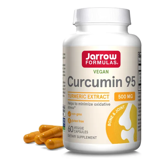 Suplemento Jarrow Formulas Curcumin 95 500 Mg 60 Cápsulas