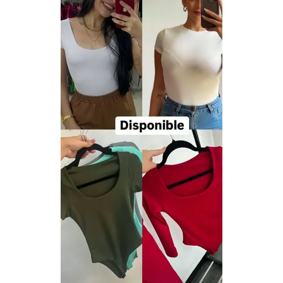 Bodys Halter O Corte Zara, Tela Licra, Doble Forro