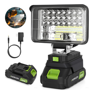 Linterna Lamparas Led Recargable Luz Trabajo Y Camping 6inch 21v Batería Md1 Merion Linterna Lamparas Led Recargable Luz Trabajo Y Camping 6inch 21v Batería Md1 Merion