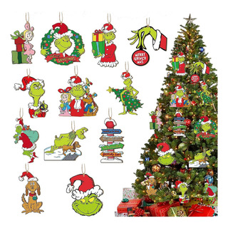 Para Colgantes Adorno Grinch Navidad Decoración Árbol Para Colgantes Adorno Grinch Navidad Decoración Árbol