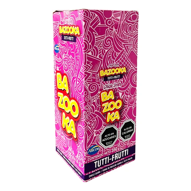 Bazooka De Tutti Frutti - Chicle Largo De Arcor (25 Uni)
