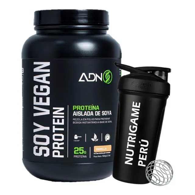 Soy Vegan Protein 1.5 Kg Proteina Vegana Adn - Tienda Fisica