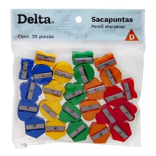 Sacapuntas Escolar Económico De Colores Bolsa Con 25 Pzs Sacapuntas Escolar Económico De Colores Bolsa Con 25 Pzs