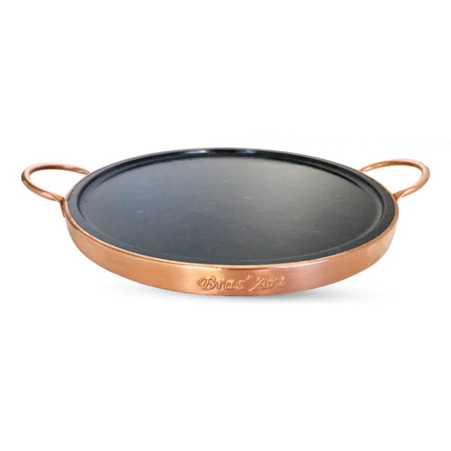 Assadeira de Pedra Sabao Bras'Art para Pizza 23 cm