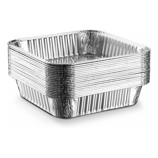 Molde De Aluminio Desechable 20 X 20 Cm 8x8 100 Piezas Molde De Aluminio Desechable 20 X 20 Cm 8x8 100 Piezas