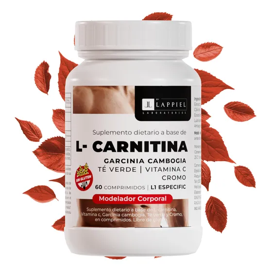L-carnitina quemador de grasa mas energía mas rendimiento físico apetito L1 lappiel