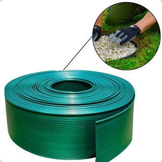 Limitador De Grama 50m X 10cm Separador Jardim Divisor Limitador De Grama 50m X 10cm Separador Jardim Divisor