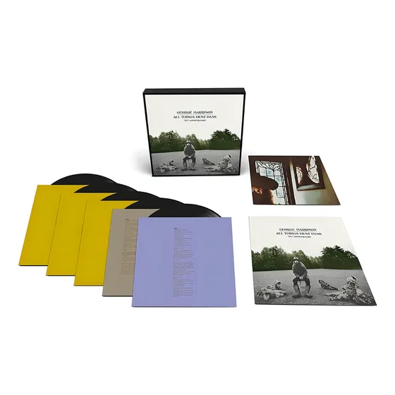 Caixa de vinil George Harrison All Things Must Pass 50ª de 5 Lps