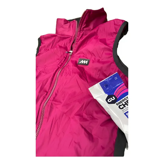 Chaleco Rompeviento Bici Magenta Pocket Violeta - Libertator